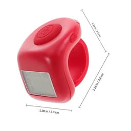 SEWACC Mini Digital Tally Counter Ring with Glow in Dark Display