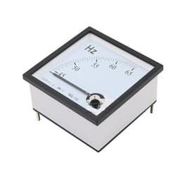 SQ-72-HZ Pointer Type AC 100/220V/380V Analog Panel Frequency Meter Tester Gauge Indicator 45-55Hz 45-65Hz 55-65Hz 72x72mm 1Pcs(45-55Hz,110V)