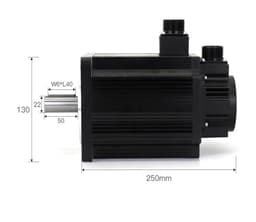 3.8KW AC Servo Motor Kits 130ST-M15025 15N.m 220V 2500RPM Match Driver AASD-25A(with Brake)
