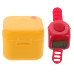 Veemoon Red Digital Finger Ring Counter with Glow in Dark Display