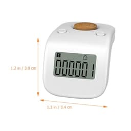 Luxshiny Rechargeable Digital Finger Tally Counter, Silicone Hand Press