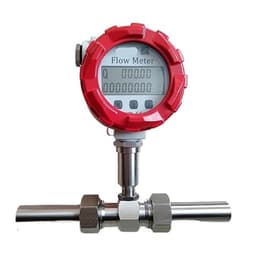 40Mpa Pressure Turbine Flowmeter Sensor Pulse 4-20mA RS485 Liquid Hydraulic Oil Flow Meter(DN4 SS304)