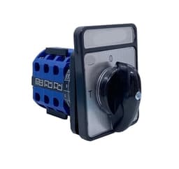 Electric Selector Ammeter Changeover Rotary Cam Switch 20A Four Position 3 Poles Control Motor