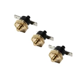 10pcs Professional M4 Screw Type Bimetal Thermal Protector KSD301 250V Manual Reset Temperature Switch