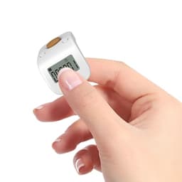 Luxshiny Rechargeable Digital Finger Tally Counter, Silicone Hand Press