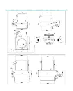Three Wire Linear Encoder Displacement Sensor Series Miniature 0-5V Voltage Output(MPS-S-100mm-0-5V-3)