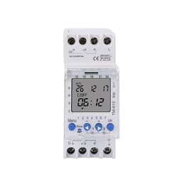 TM612 2 Channels Big LCD Display Programmable 24hrs Time Clock with Two Relay Outputs 1Pcs(Input Power 12VDC)