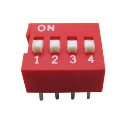 DIP Switch DS-03 6P 3 Position Encoder Slide