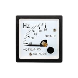 48 * 48mm AC Frequency Meter Meters Hz 45-65Hz Input 400V Pointer Type 99T1 1Pcs