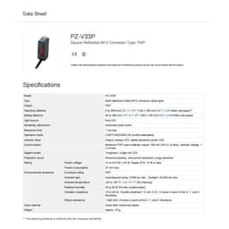 PZ-V33P photoelectric Switch Sensor