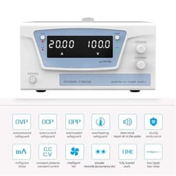 3000W Bench Laboratory Stabilized Power Supply Adjustable Variable Digital Regulated Power Supply 100V 20A 60V(KPS3050D 0-30V 0-50A,220V)