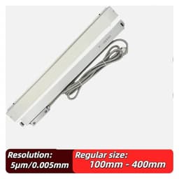 Linear Scale 5um TTL Lathe Mill Machine Grating Ruler Optical Encoder(100mm Travel)