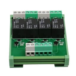 4 Channel Relay 1 SPDT Mount 12V 24V DC/AC Interface Relay 220V 230V 5VDC 1Pcs(FY-T734-5VDC)