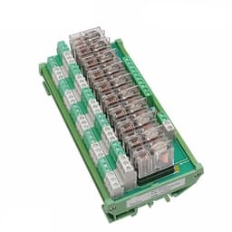 2NG2R DPDT Relay 10 Channel Module 2NO 2NC Plug in 12V 24V 1Pcs