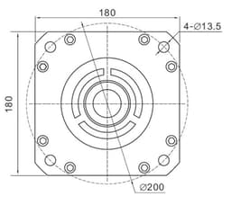 180ST-M19015 3.0KW AC servo Motor 1500RPM 19Nm 220V/380V and Matched servo Driver JB-1000C50L/H with 5m Cable(220V)