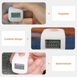 Digital Finger Hand Counter with Ring Rechargeable for Quick Tallies