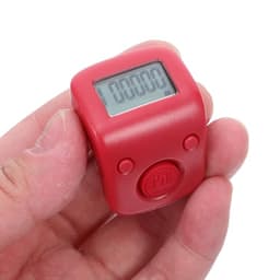 Digital Finger Tally Counter, Silent Click Device for People Counting