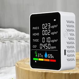 Air Monitor Carbon Dioxide Detector Greenhouse Warehouse Quality Temperature Humidity Fast Measurement Meter