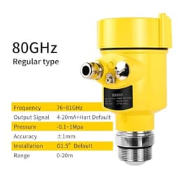 Radar Level Sensor 0-10m 0-20m DC24V with 4-20mA Hart G1.5 Radar Level Gauge(0-20m G1.5)