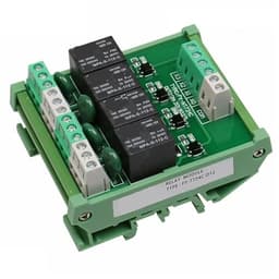 4 Channel Relay 1 SPDT Mount 12V 24V DC/AC Interface Relay 220V 230V 5VDC 1Pcs(FY-T734-5VDC)
