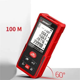 Distance Meter 50/70/100/120m Digital Range Electronic Level with Angle Sensor Tape Trena Mini Rangefinder(SW-DS50 50m)
