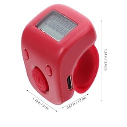 Digital Finger Tally Counter, Silent Click Device for People Counting