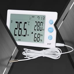 Digital Large Screen Temperature and Humidity Meter Home Indoor Electronic Thermometer Hygrometer Outdoor