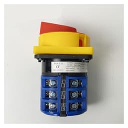 Changeover Cam Switch Padlock 2 Position On-Off 40A 3 Poles Rotating Silver Contact YMW26-40/3GS LW26