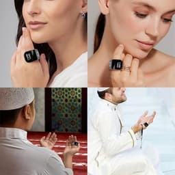 Electronic Counting Rings Digital Rings Counter Counter with Rechargeability for Outdoor Activity Tracking