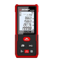 Distance Meter 50/70/100/120m Digital Range Electronic Level with Angle Sensor Tape Trena Mini Rangefinder(SW-DS100 100m)