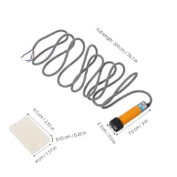 Reflective Photoelectric Sensor Switch Npn 3-Wire Dc6-36v 2 Meter