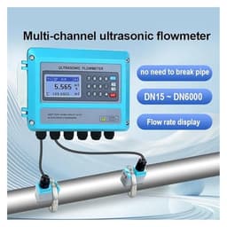 Flowmeter Wall-Mounted Liquid Flow Sensor RS485 4-20mA Signal Output(DN50-700)