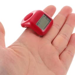 SEWACC Mini Digital Tally Counter Ring with Glow in Dark Display
