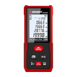 Distance Meter 50/70/100/120m Digital Range Electronic Level with Angle Sensor Tape Trena Mini Rangefinder(SW-DS50 50m)