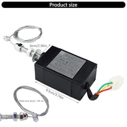 285-9075 Engine Hour Meter LCD Display, Normally Closed 12V