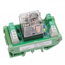 NG2R 2 Channel Relay 12V 24V 1SPDT 10A Plug in Type Board 1Pcs(FY-NG2R-2C-12VACDC)