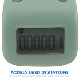 Digital Finger Counter with Ring, Six-Digit Screen, USB Charging