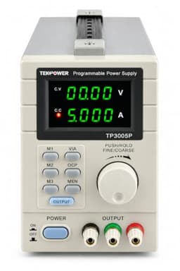 Tekpower TP3005P Programmable Linear Type Variable Regulated DC Power Supply, 0-30V at 0-5A