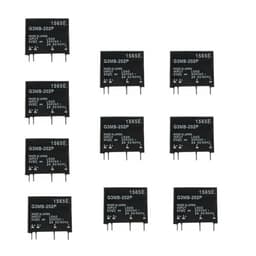 10pcs G3MB-202P Solid State Relay Module G3MB 202P DC-AC PCB SSR in 5V 12V 14VDC Out 240V AC 2A Relays Module(5V)