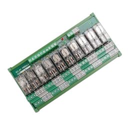2NG2R DPDT Relay 10 Channel Module 2NO 2NC Plug in 12V 24V 1Pcs