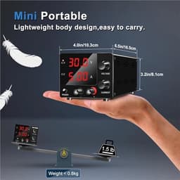 Adjustable Lab Power Supply 0-30V 0-5A SPS-E305 Voltage Regulator Workbench