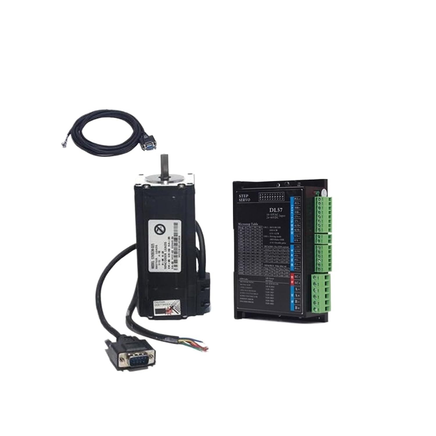DL57/HBS57+57HSE3N Closed-Loop Step Motor 57 Stepper Motor Driver 3nm Servo Motor 3NM 57 Hybrid Closed Loop 23 2-Phase.(DL57 Kit)