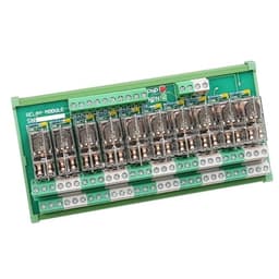 2NG2R DPDT Relay 10 Channel Module 2NO 2NC Plug in 12V 24V 1Pcs