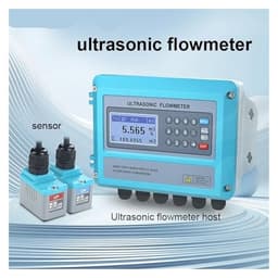 Flowmeter Wall-Mounted Liquid Flow Sensor RS485 4-20mA Signal Output(DN50-700)