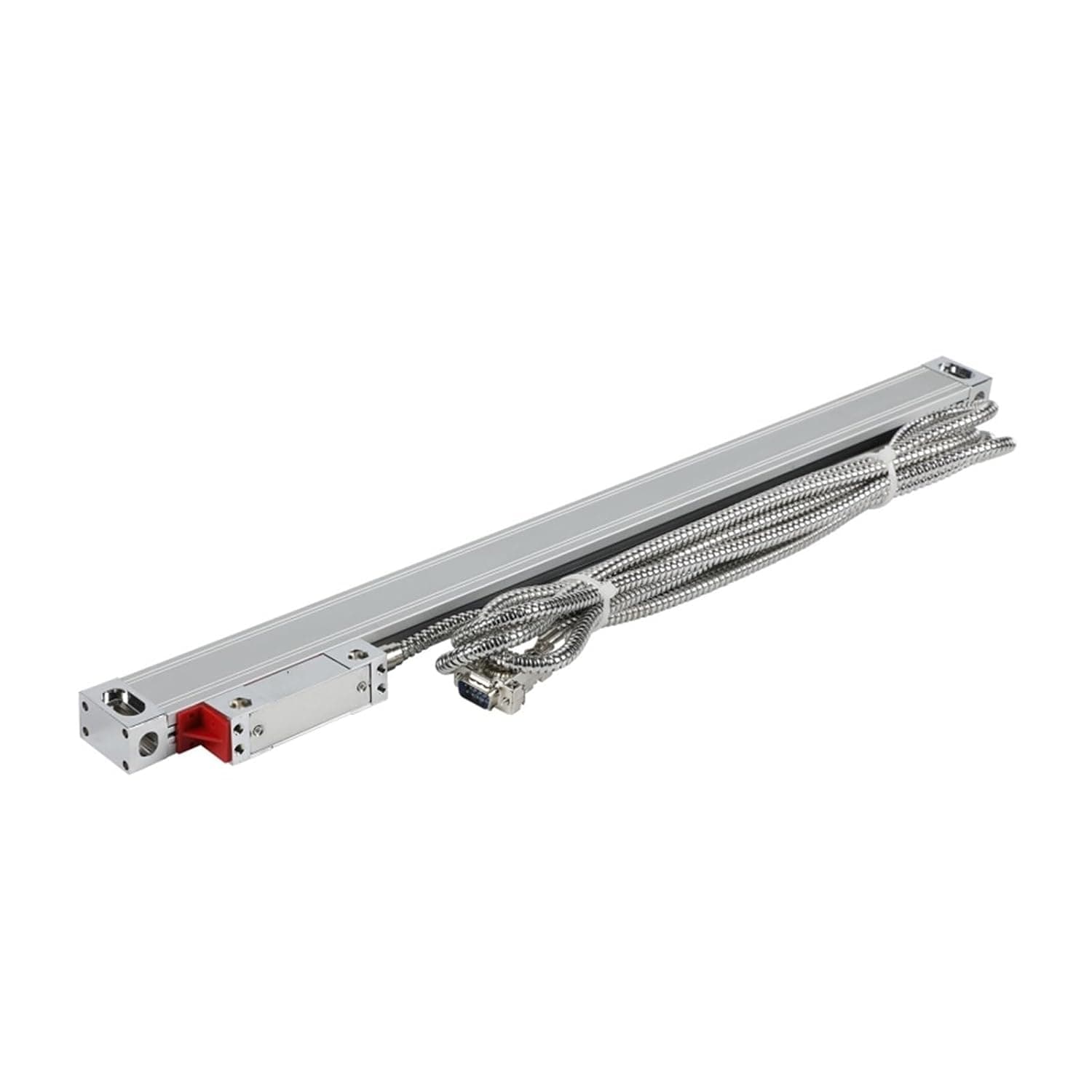 0.001mm 400mm Slim DRO Linear Scale 20x28mm Encoder Grating Ruler Sensor Thin Small 1um Lathe Linear(100mm Travel-0.001mm)