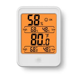 Indoor Hygrograph Backlight Hygrometer Digital Household Temperature Meter Weather Station