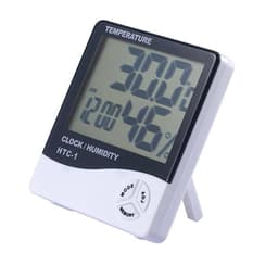 LCD Electronic Digital Temperature Humidity Meter Indoor Outdoor Thermometer Hygrometer Weather Station Clock
