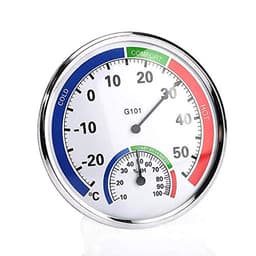 Digital Temperature and Humidity Meter, Indoor and Outdoor Decorative Thermometer, Suitable for Garden, Swimming Pool, Kitchen, Terrace