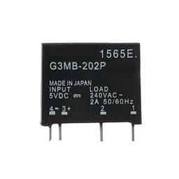 10pcs G3MB-202P Solid State Relay Module G3MB 202P DC-AC PCB SSR in 5V 12V 14VDC Out 240V AC 2A Relays Module(5V)