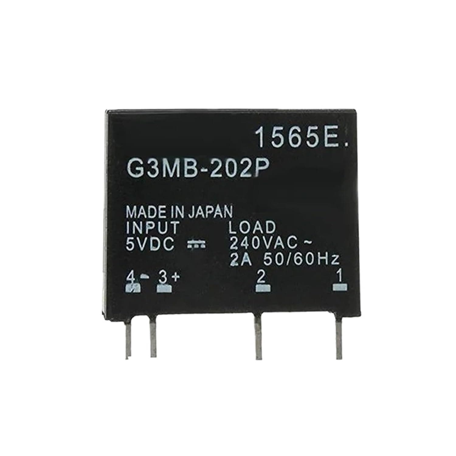 10pcs G3MB-202P Solid State Relay Module G3MB 202P DC-AC PCB SSR in 5V 12V 14VDC Out 240V AC 2A Relays Module(5V)
